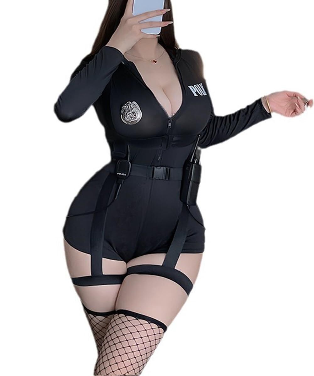 9435 Police Costume Cop Costumes Halloween Sexy Cop Outfit Anime Cosplay